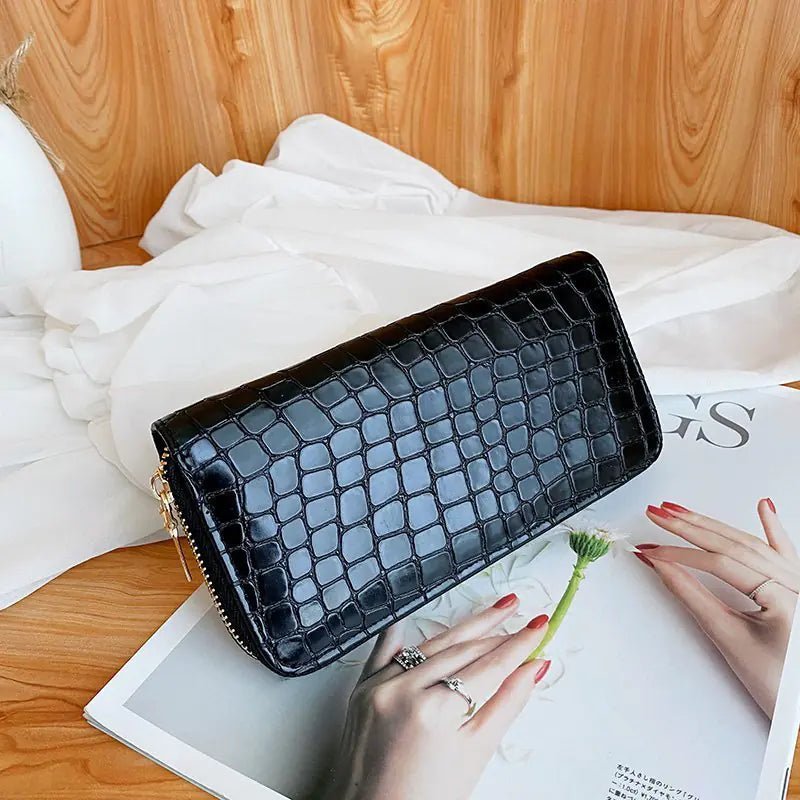 Ladies Leopard Print Zip Wallet - Nimblet