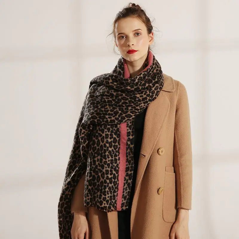 Savannah Chic Leopard Shawl - Nimblet
