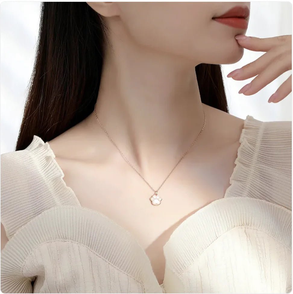 Sterling Silver Cat Paw Necklace - Nimblet