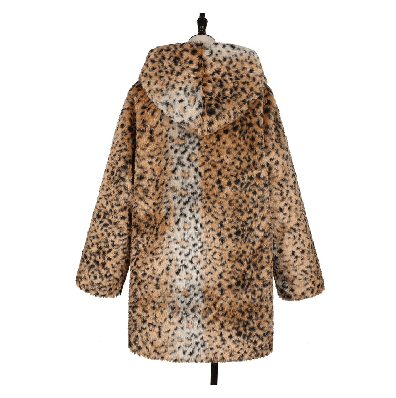 Ultra Fire Leopard Fur Hoodie - Nimblet
