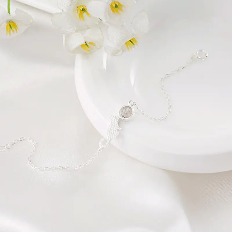 925 Silver Moonstone Kitty Bracelet – Celestial Charm - Nimblet