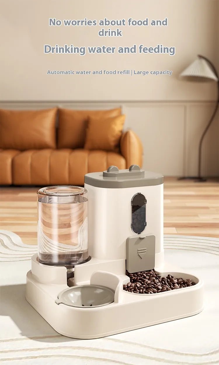 Automatic Pet Feeder Dog Basin Cat Bowl Supplies Water Dispenser - Nimblet
