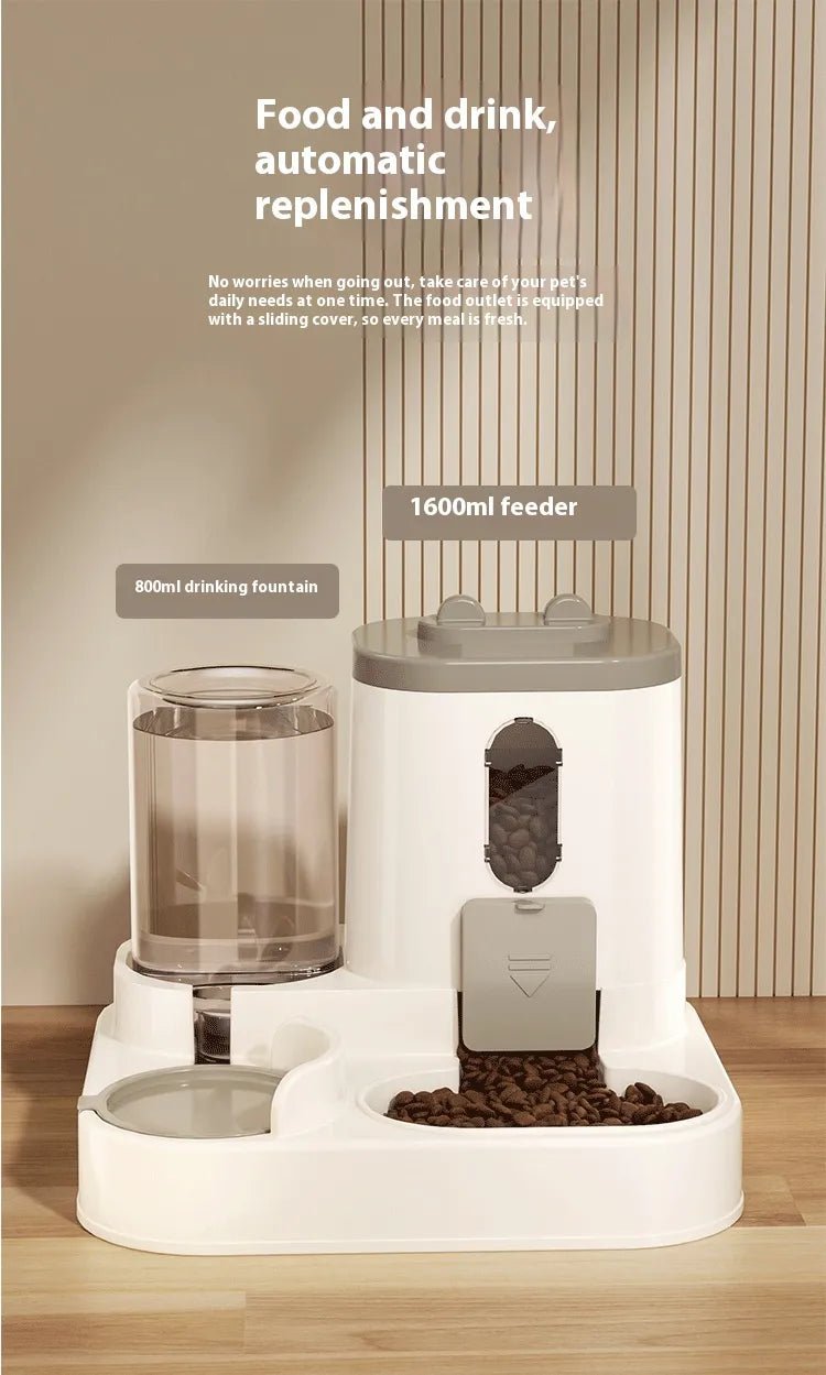 Automatic Pet Feeder Dog Basin Cat Bowl Supplies Water Dispenser - Nimblet