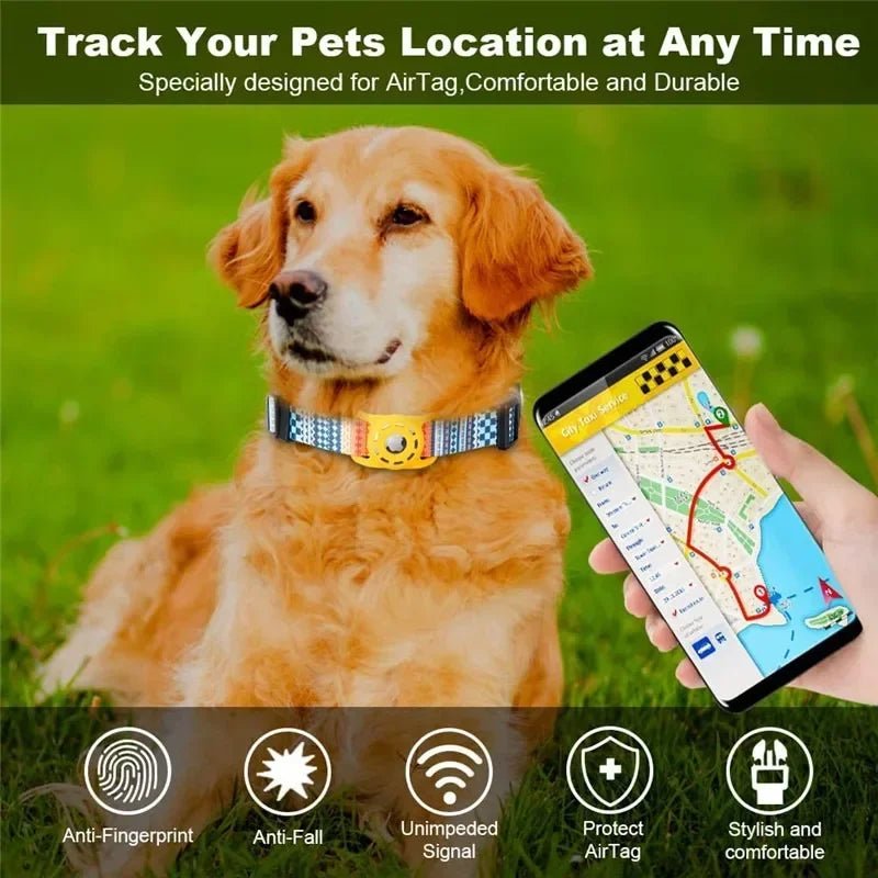 Digital Printing Collar for Apple Airtag - Pets Accessories - Nimblet