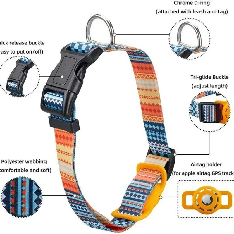 Digital Printing Collar for Apple Airtag - Pets Accessories - Nimblet