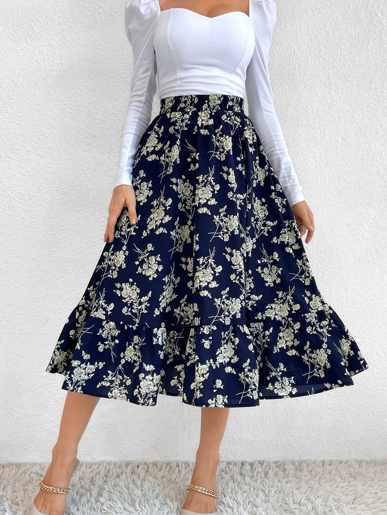 Elegance Flow Leopard Skirt - Nimblet