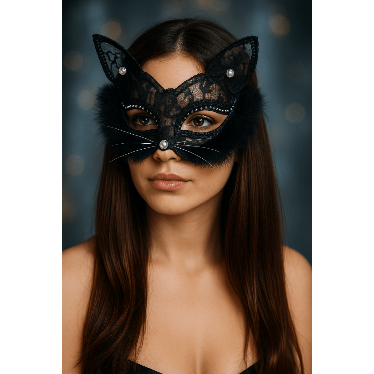 Feline Enchantress Masquerade Mask - Nimblet