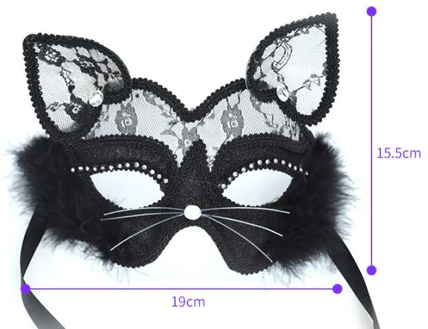 Feline Enchantress Masquerade Mask - Nimblet