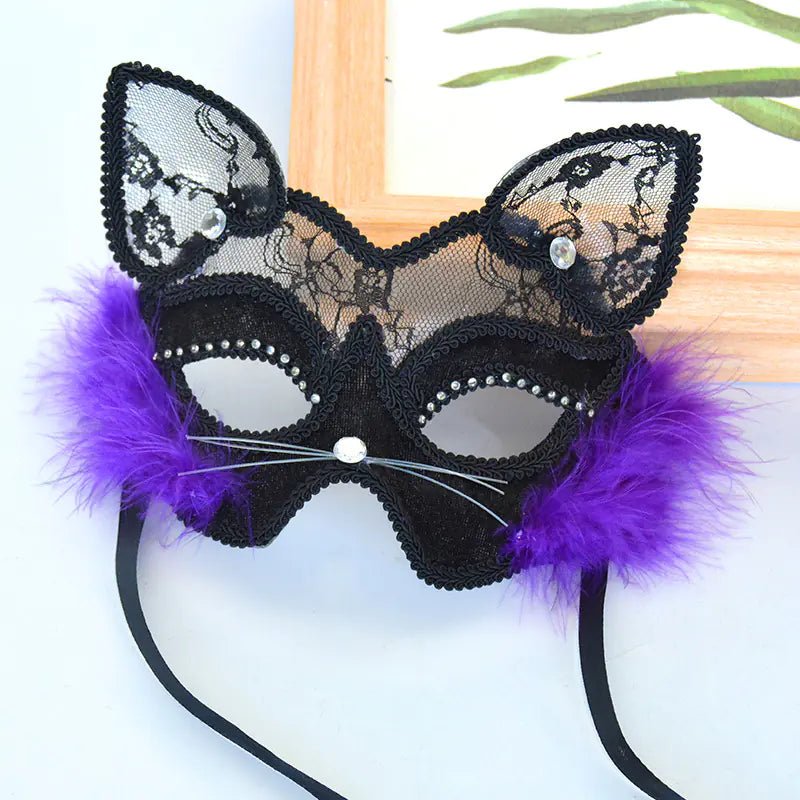 Feline Enchantress Masquerade Mask - Nimblet