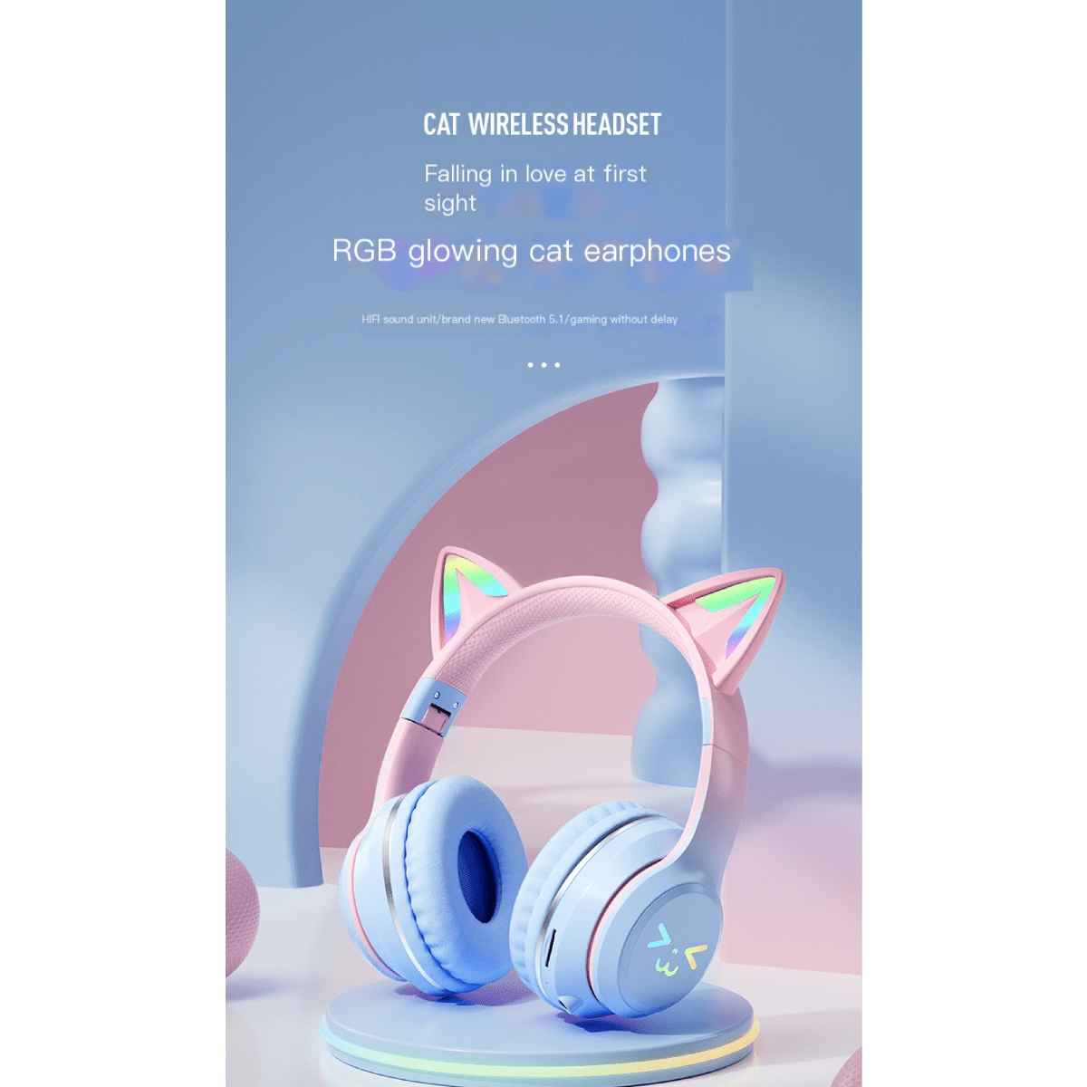 KittyComm RGB Gaming Headset - Nimblet