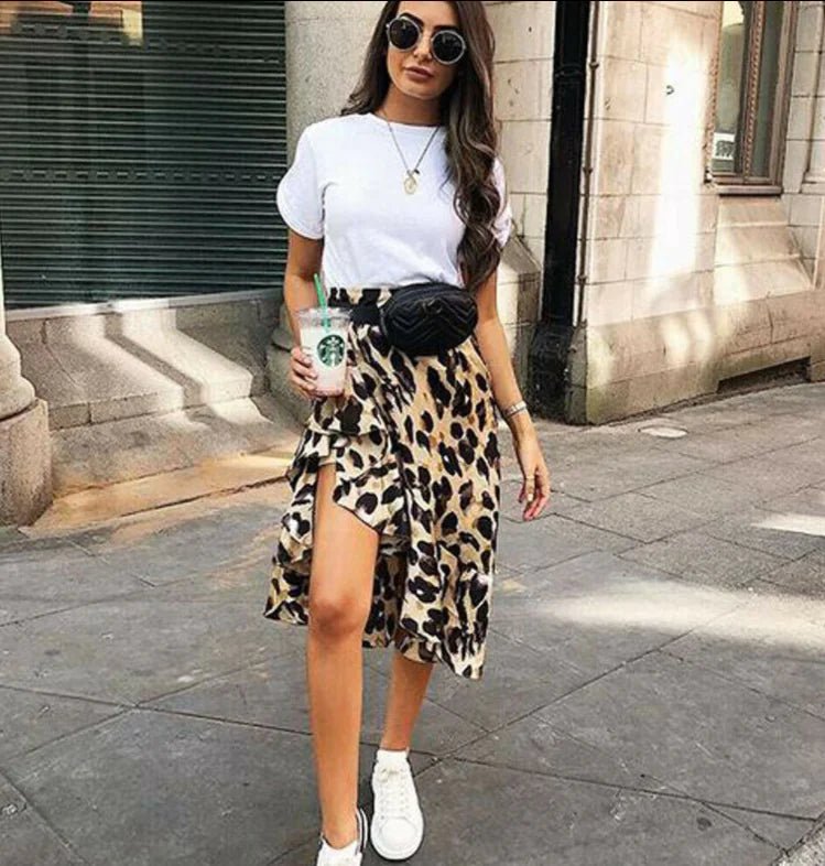 Lotus Luxe Leopard Skirt - Nimblet