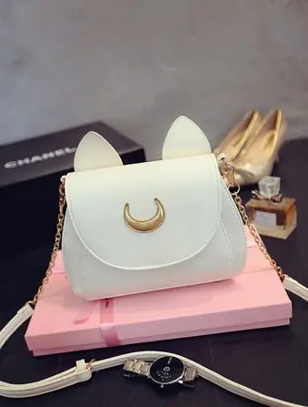 🌙 Luna Cat Casual Shoulder Bag – Sailor Moon - Inspired Style - Nimblet