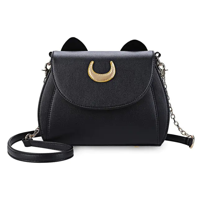 🌙 Luna Cat Casual Shoulder Bag – Sailor Moon - Inspired Style - Nimblet