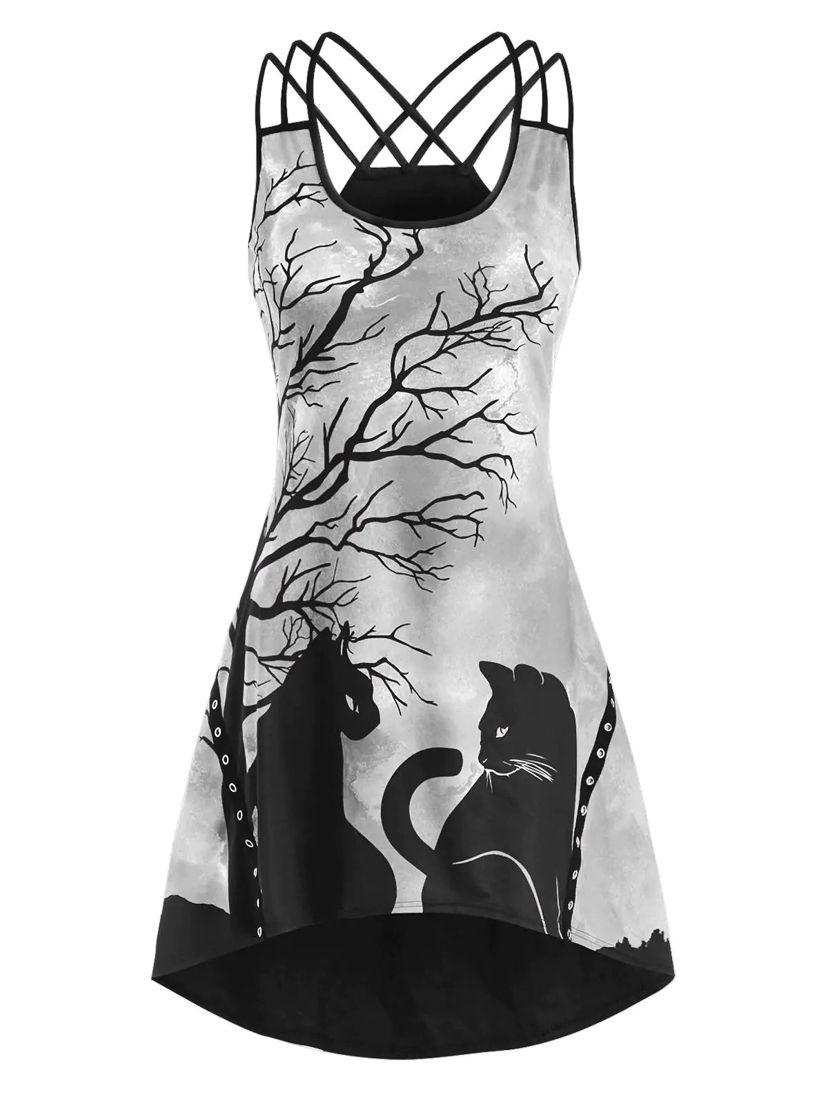 Mystic Knight Cat Sleeveless Dress - Nimblet