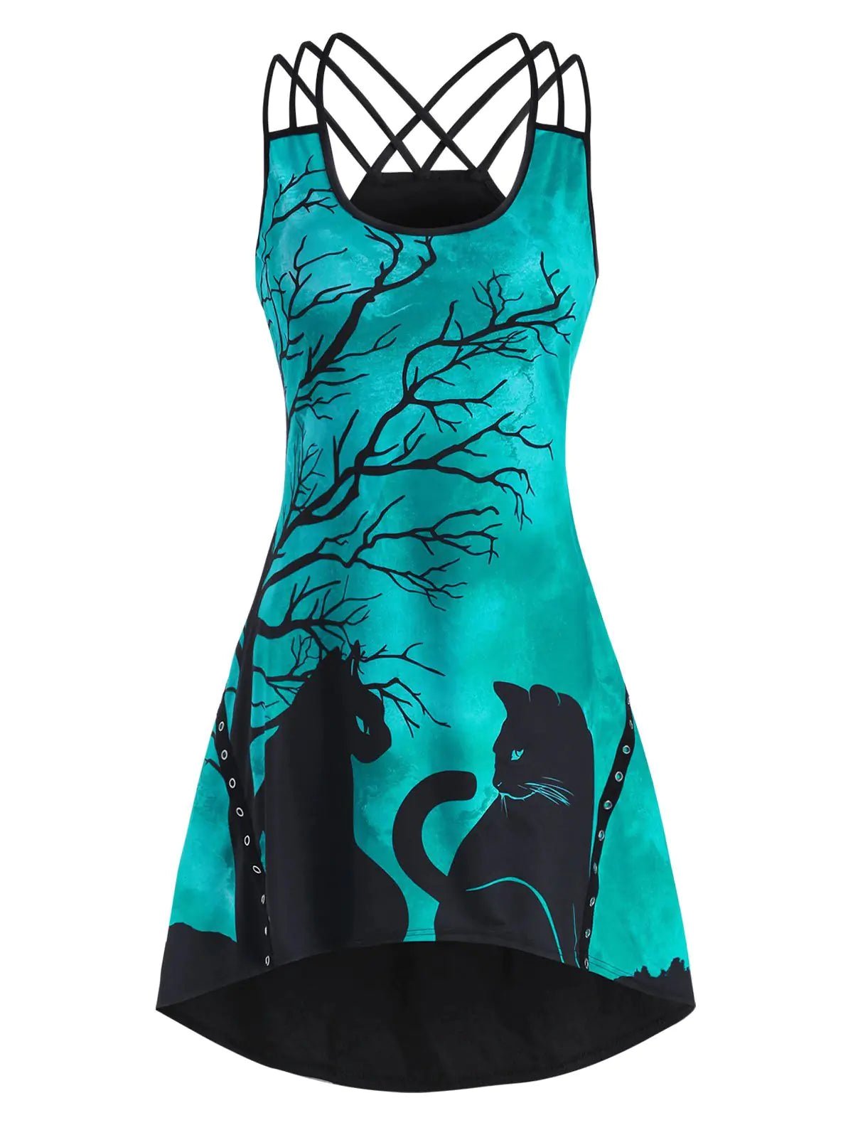 Mystic Knight Cat Sleeveless Dress - Nimblet