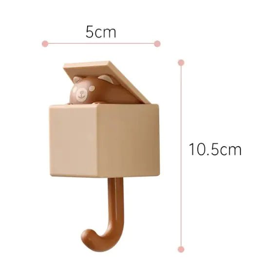 Peek - a - Boo Cat Wall Hook – Cute Hidden Kitty Hangers - Nimblet