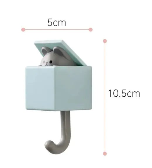 Peek - a - Boo Cat Wall Hook – Cute Hidden Kitty Hangers - Nimblet