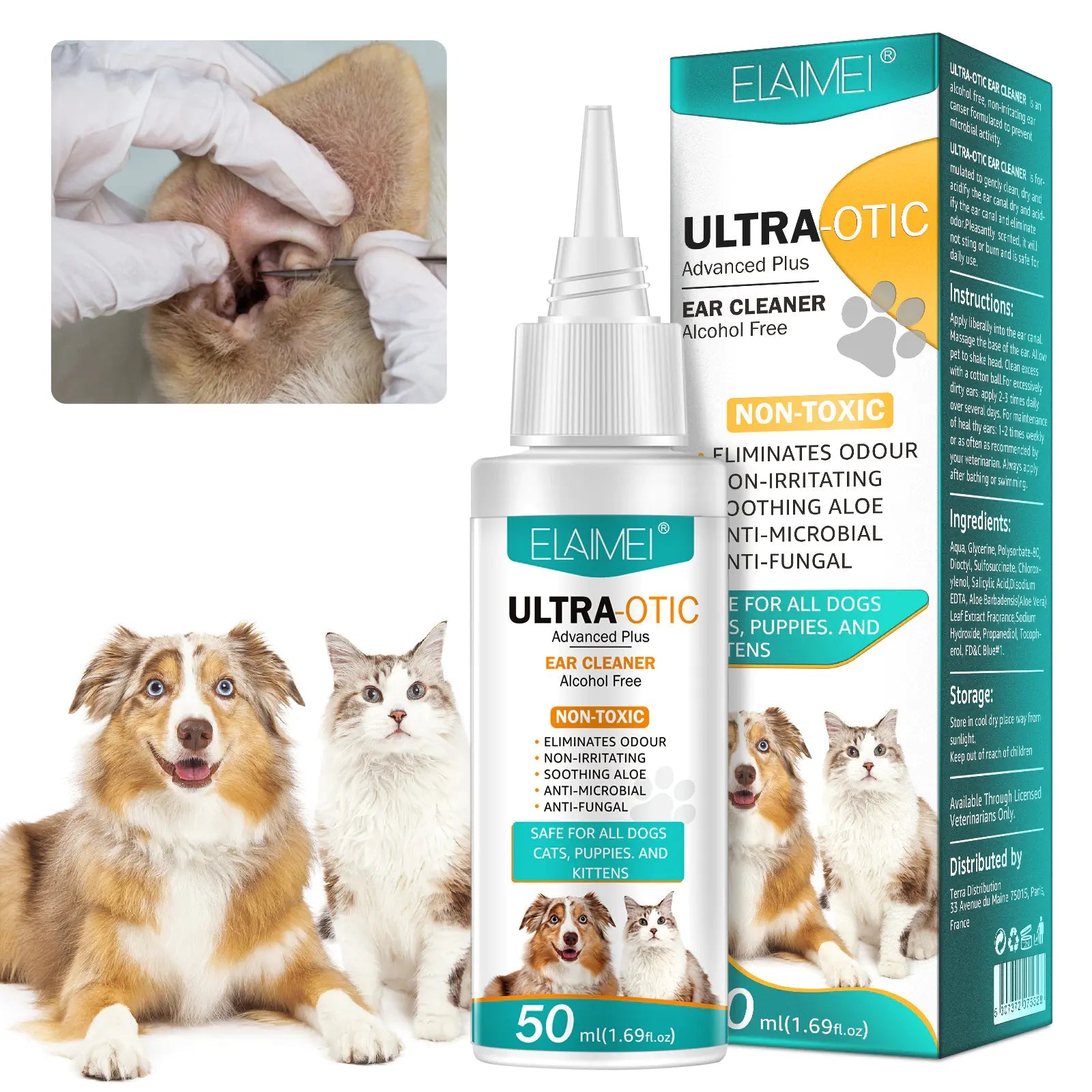 Pet Ear Cleaner 50ml - Nimblet