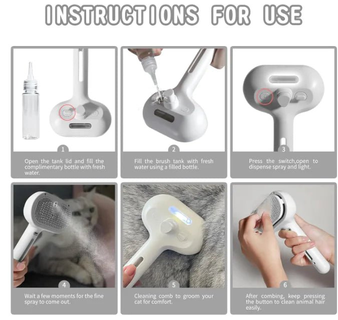 Pet Hair Spray Brush - Nimblet