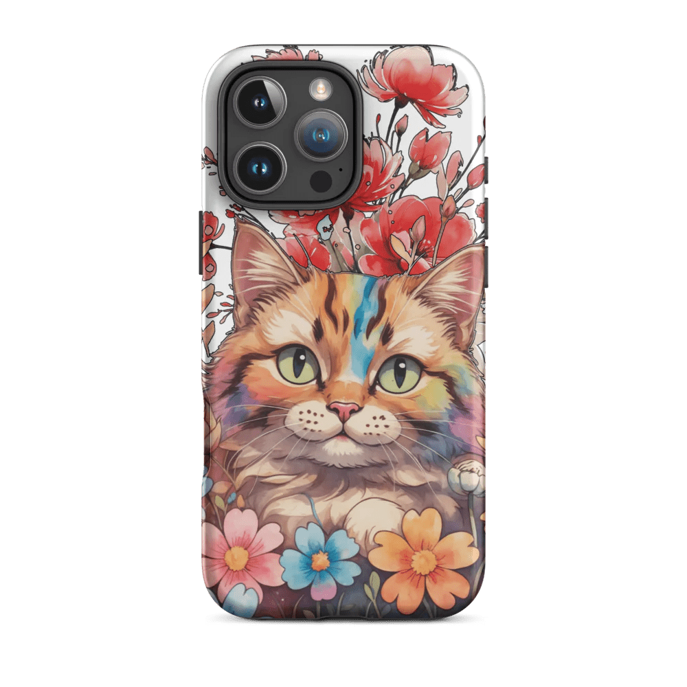 Petals & Purrs – Tough iPhone Case - Nimblet