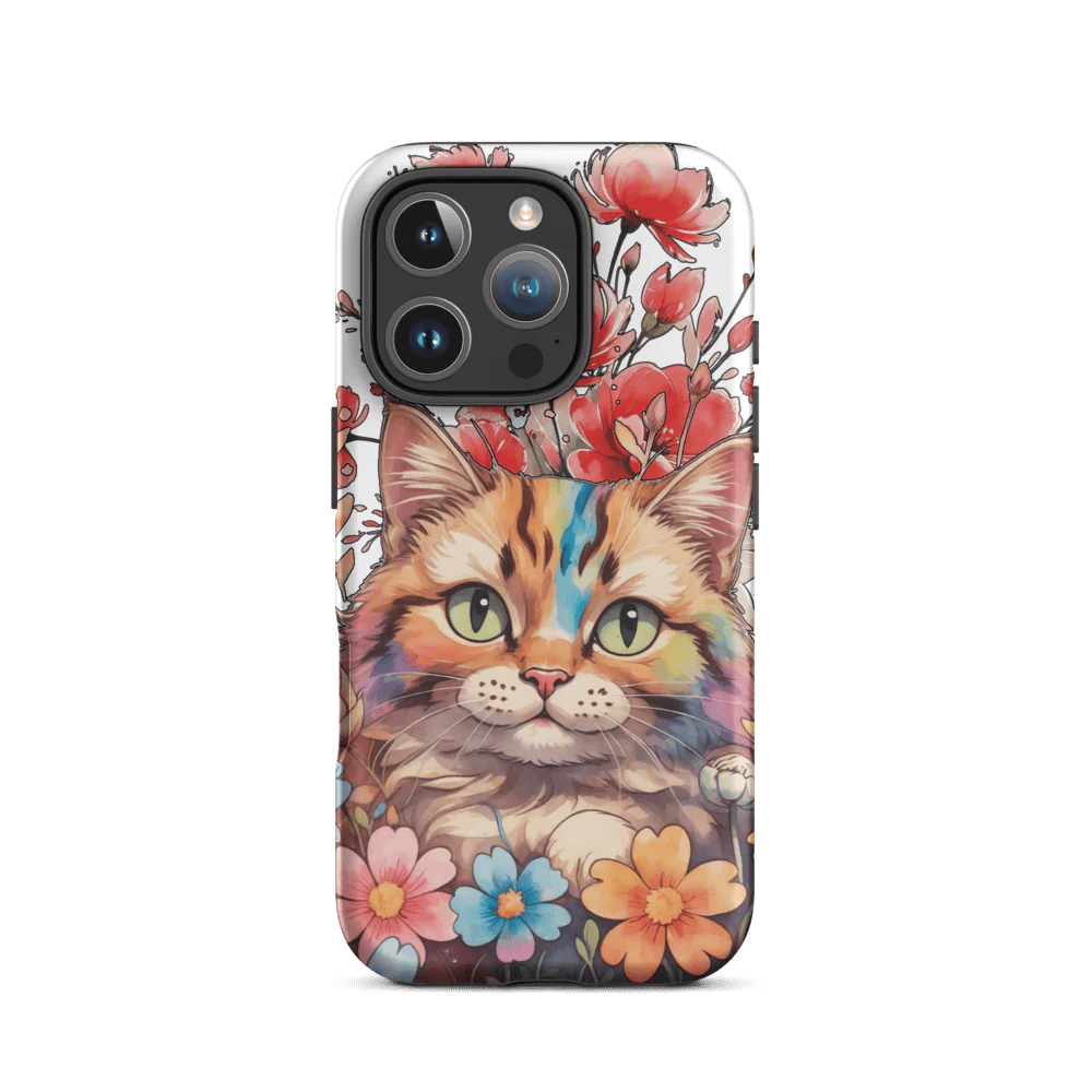 Petals & Purrs – Tough iPhone Case - Nimblet