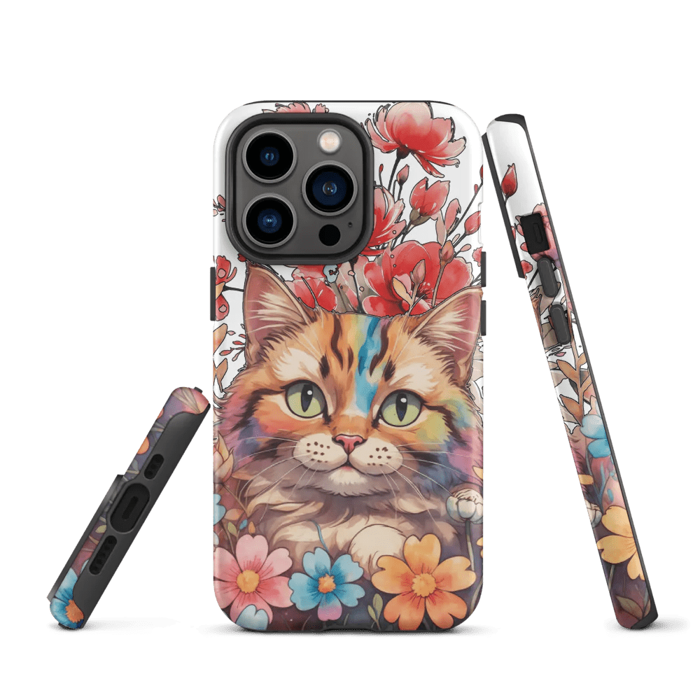 Petals & Purrs – Tough iPhone Case - Nimblet
