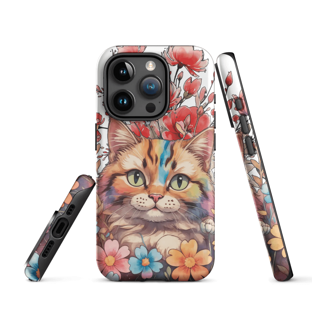 Petals & Purrs – Tough iPhone Case - Nimblet