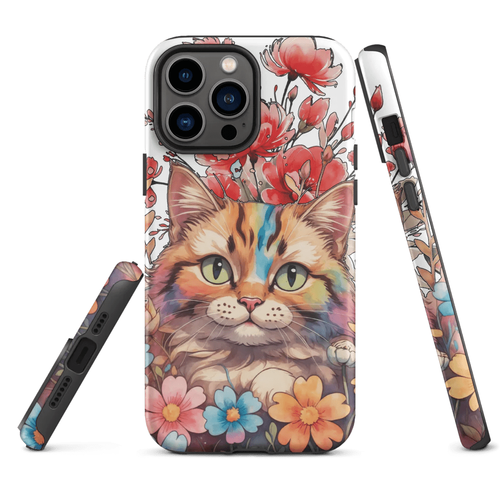 Petals & Purrs – Tough iPhone Case - Nimblet