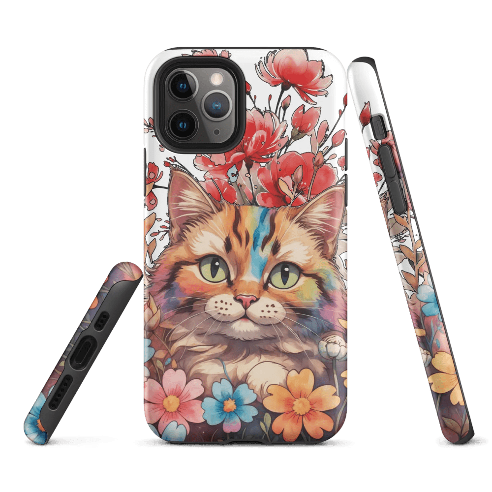Petals & Purrs – Tough iPhone Case - Nimblet