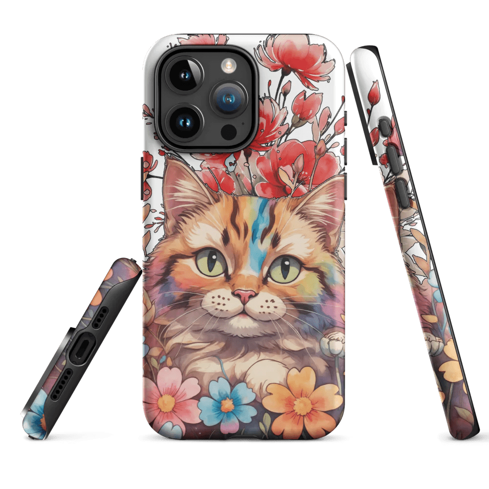 Petals & Purrs – Tough iPhone Case - Nimblet