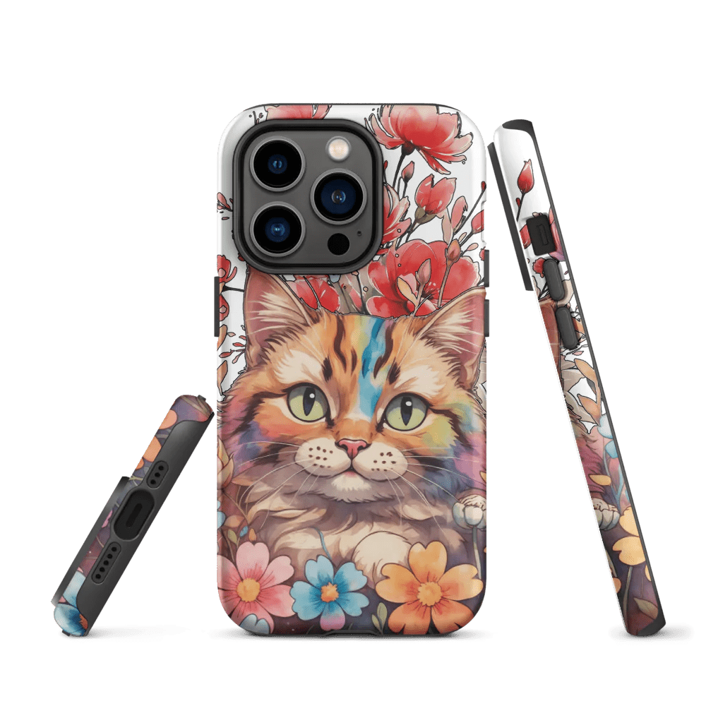 Petals & Purrs – Tough iPhone Case - Nimblet