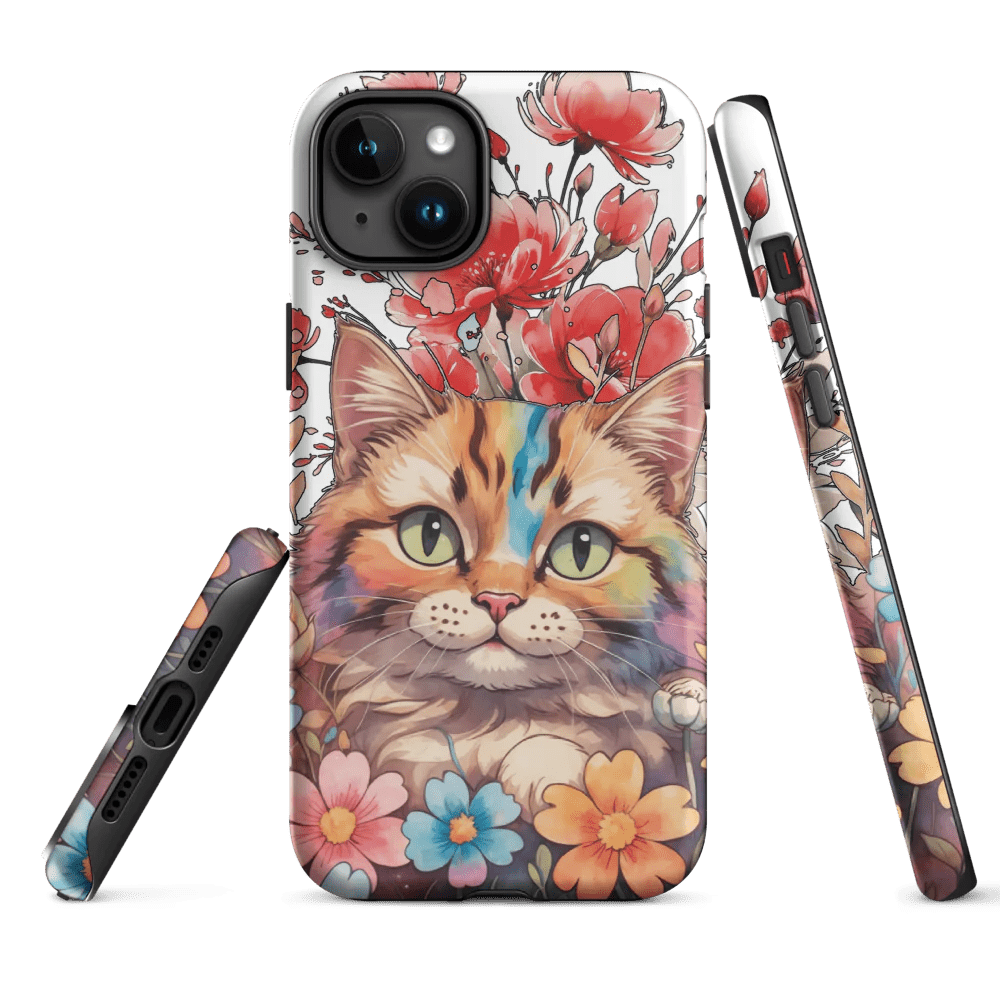 Petals & Purrs – Tough iPhone Case - Nimblet