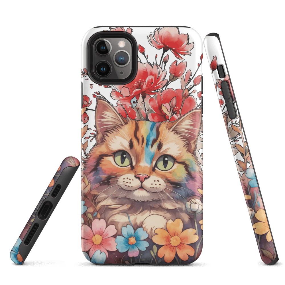 Petals & Purrs – Tough iPhone Case - Nimblet