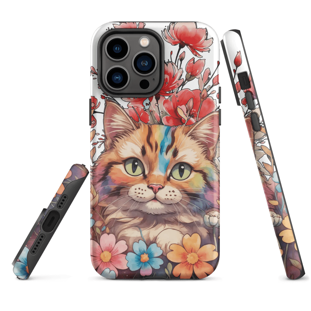 Petals & Purrs – Tough iPhone Case - Nimblet