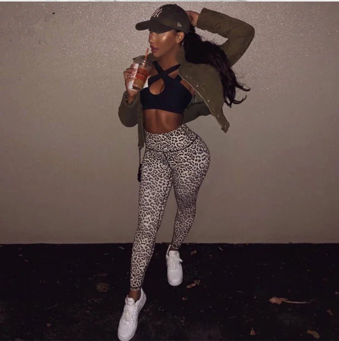 Savage Stretch Leopard Leggings - Nimblet