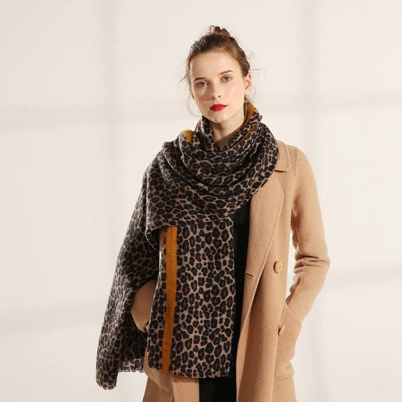 Savannah Chic Leopard Shawl - Nimblet