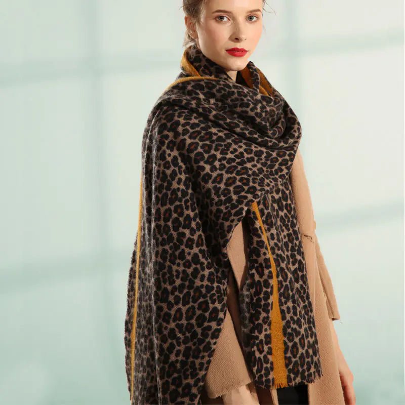 Savannah Chic Leopard Shawl - Nimblet
