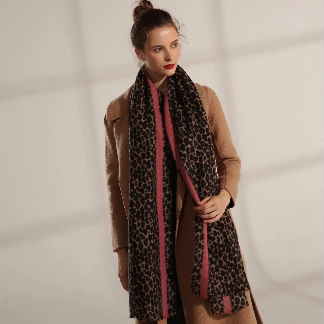Savannah Chic Leopard Shawl - Nimblet