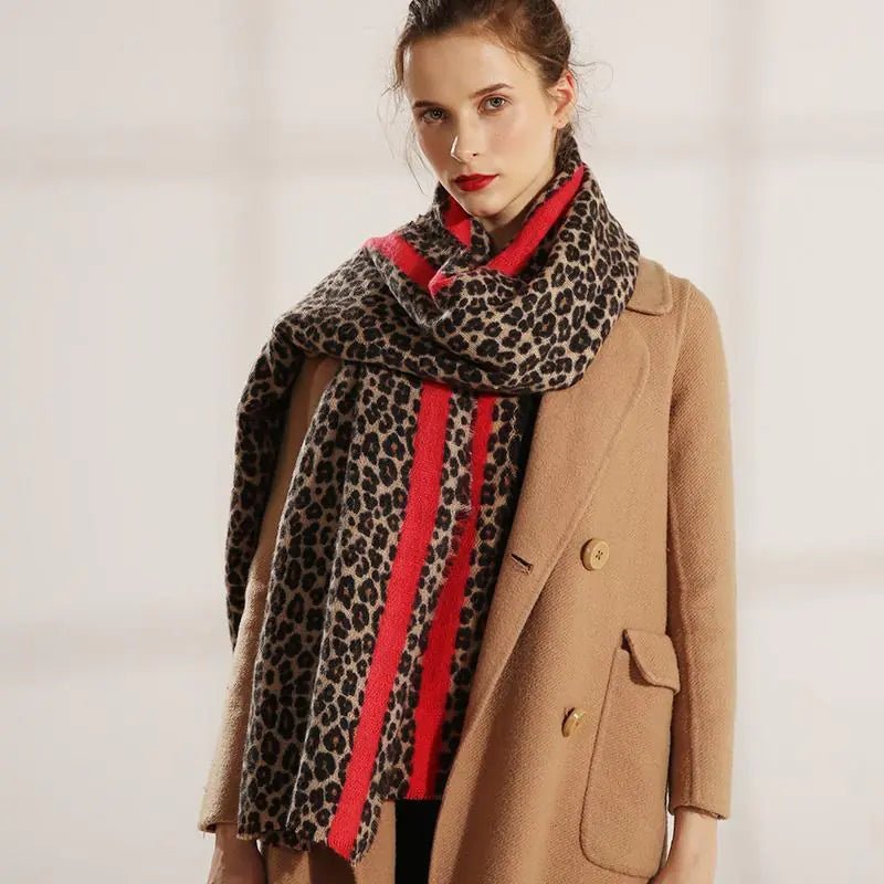 Savannah Chic Leopard Shawl - Nimblet