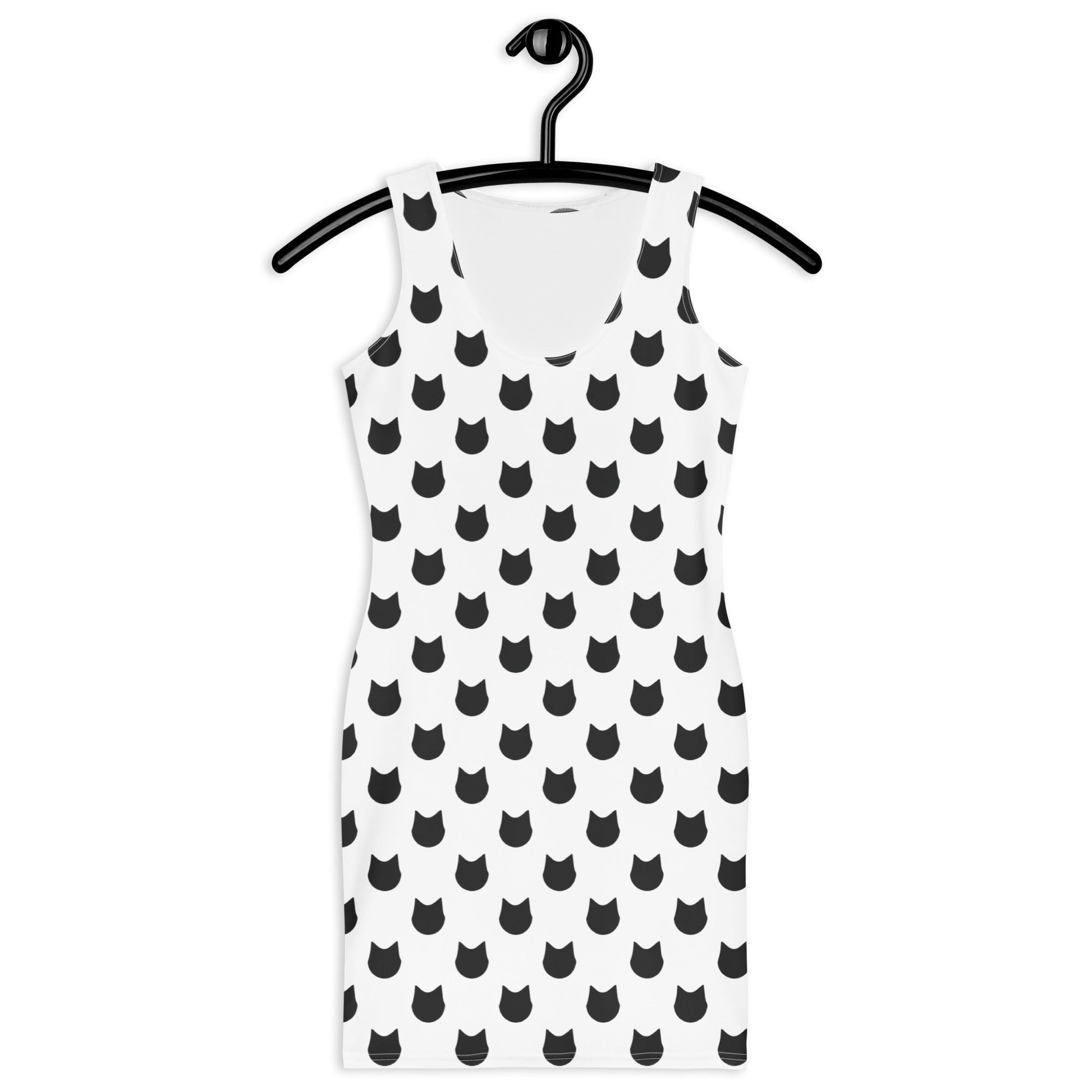 Snowy Whiskers Fitted Dress - Nimblet