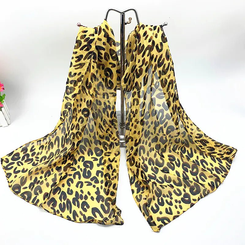 Velvet Whisper Leopard Scarf - Nimblet