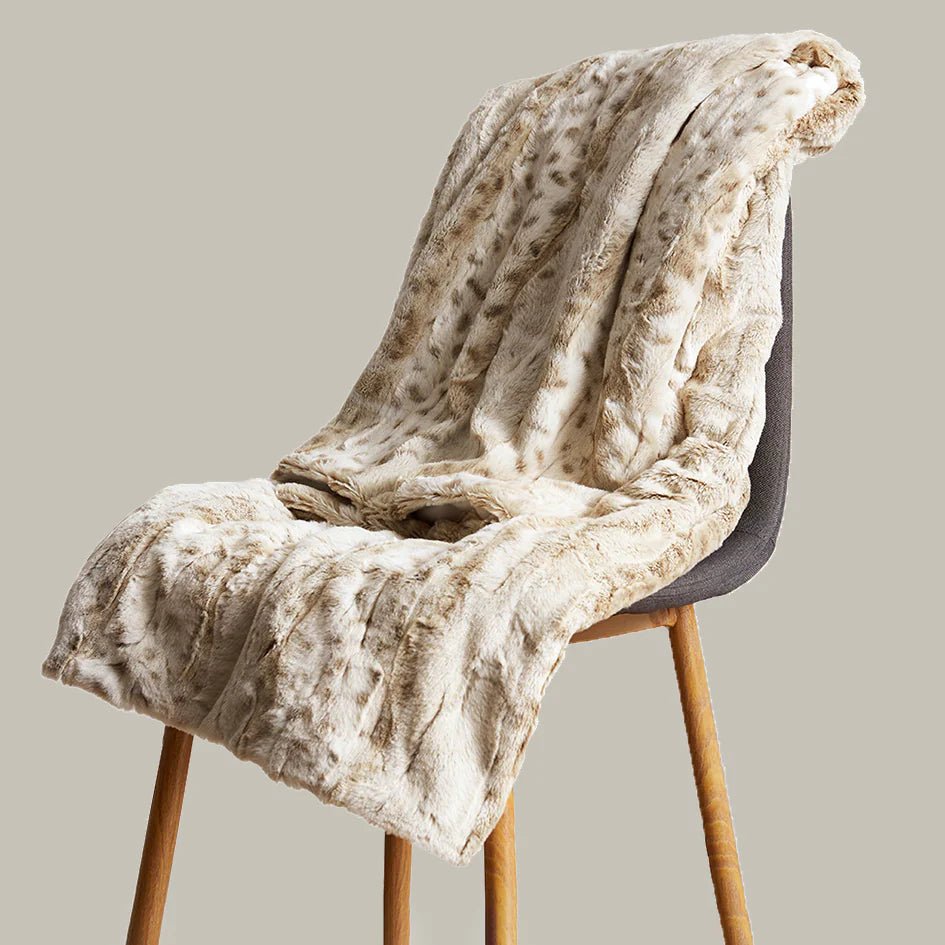 White Leopard Print Blanket - Nimblet