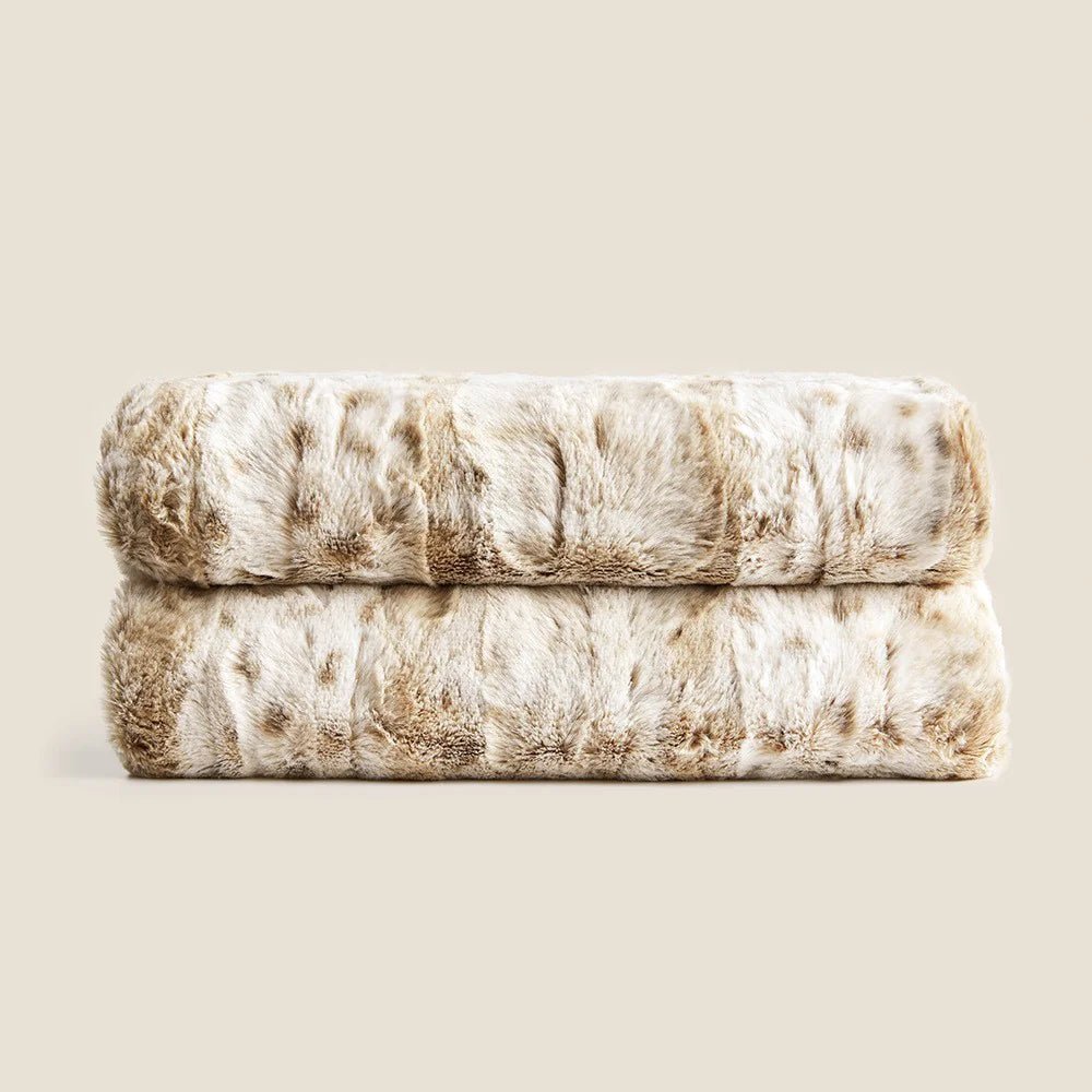 White Leopard Print Blanket - Nimblet