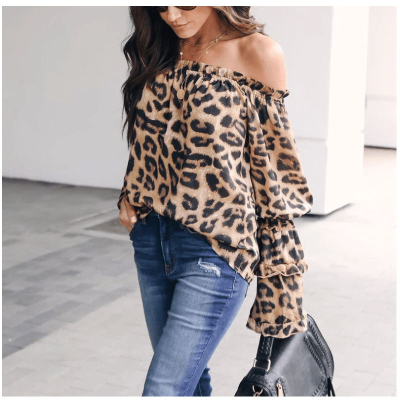 Wild Elegance Off - Shoulder Blouse - Nimblet