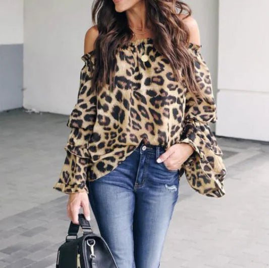 Wild Elegance Off - Shoulder Blouse - Nimblet